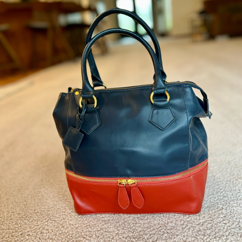 ASOS Color Block Bowlers Style Bag